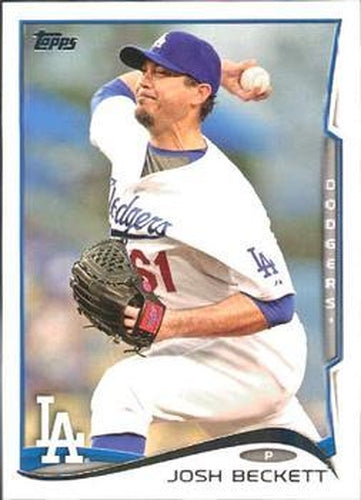 #6 Josh Beckett - Los Angeles Dodgers - 2014 Topps Baseball