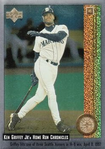 #6 Ken Griffey Jr. - Seattle Mariners - 1998 Upper Deck - Ken Griffey Jr.'s Home Run Chronicles Baseball