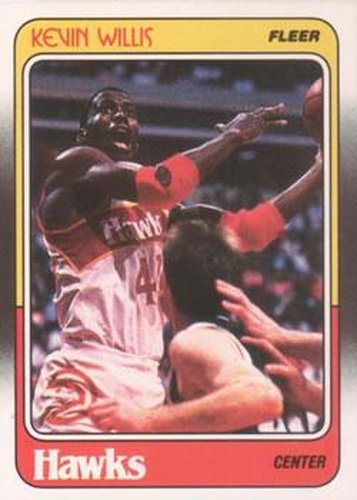 #6 Kevin Willis - Atlanta Hawks - 1988-89 Fleer Basketball