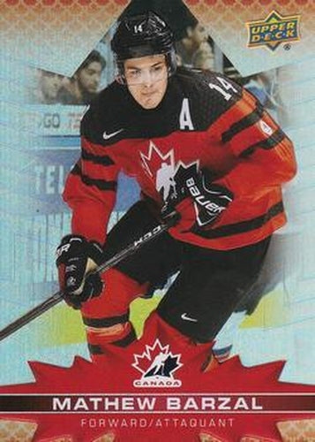 #6 Mathew Barzal - Canada - 2021-22 Upper Deck Tim Hortons Team Canada Hockey