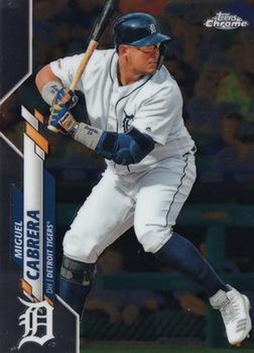 #6 Miguel Cabrera - Detroit Tigers - 2020 Topps Chrome Baseball