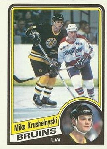 #6 Mike Krushelnyski - Boston Bruins - 1984-85 Topps Hockey