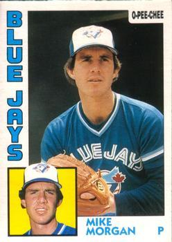 #6 Mike Morgan - Toronto Blue Jays - 1984 O-Pee-Chee Baseball