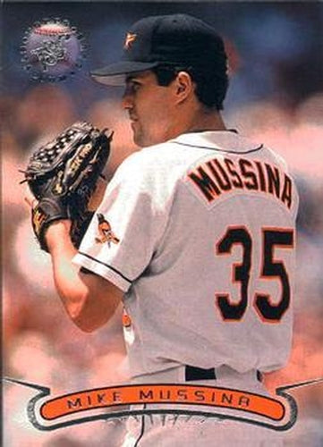 #6 Mike Mussina - Baltimore Orioles - 1996 Stadium Club Baseball