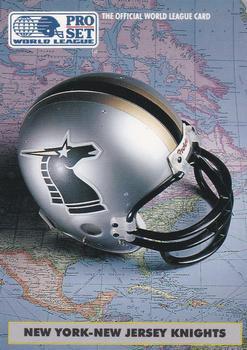 #6 NY-NJ Knights - NY NJ Knights - 1991 Pro Set WLAF Football - Helmets