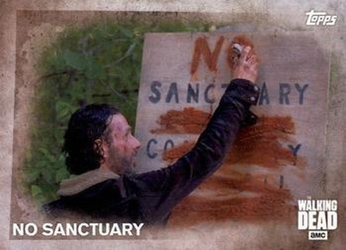 #6 No Sanctuary - 2016 Topps The Walking Dead Season 5