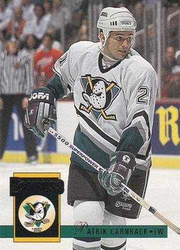 #6 Patrik Carnback - Anaheim Mighty Ducks - 1993-94 Donruss Hockey