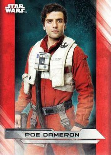 #6 Poe Dameron - 2017 Topps Star Wars The Last Jedi