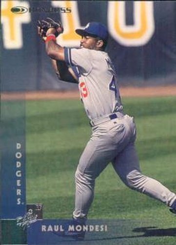 #6 Raul Mondesi - Los Angeles Dodgers - 1997 Donruss Baseball