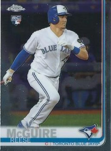 #6 Reese McGuire - Toronto Blue Jays - 2019 Topps Chrome Baseball