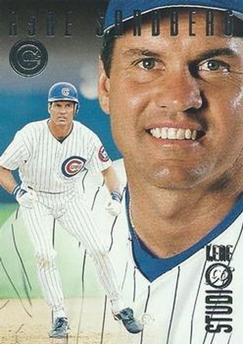 #6 Ryne Sandberg - Chicago Cubs - 1996 Studio Baseball