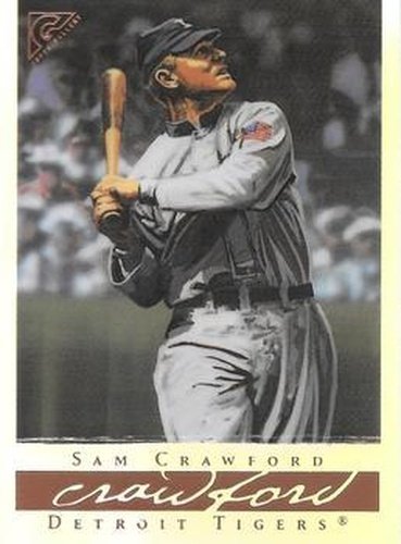 #6 Sam Crawford - Detroit Tigers - 2003 Topps Gallery Hall of Fame - Artist's Proofs Baseball