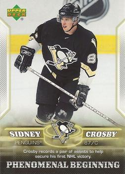 #6 Sidney Crosby - Pittsburgh Penguins - 2005-06 Upper Deck Phenomenal Beginning Hockey