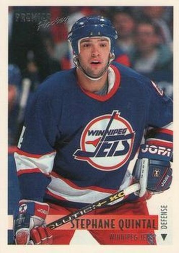 #6 Stephane Quintal - Winnipeg Jets - 1994-95 Topps Premier Hockey