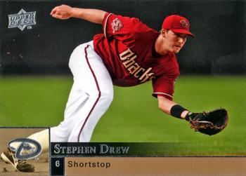 #6 Stephen Drew - Arizona Diamondbacks - 2009 Upper Deck Baseball