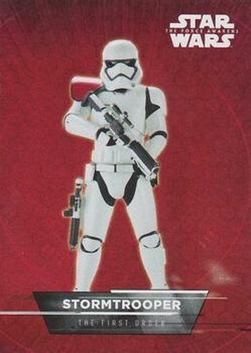#6 Stormtrooper - 2015 Topps Star Wars The Force Awakens - Stickers