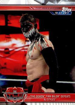 #6 "The Demon" Finn Bálor Defeats AJ Styles - 2019 Topps WWE Road to Wrestlemania Wrestling