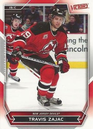 #6 Travis Zajac - New Jersey Devils - 2007-08 Upper Deck Victory Hockey