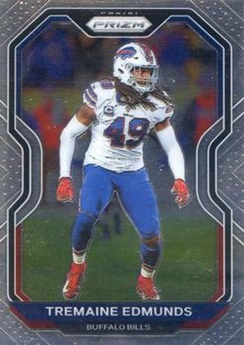 #6 Tremaine Edmunds - Buffalo Bills - 2020 Panini Prizm Football