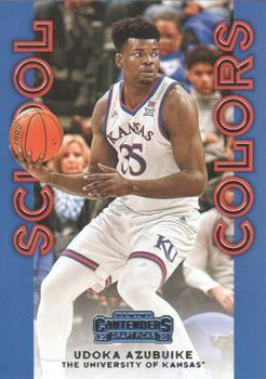 #6 Udoka Azubuike - Kansas Jayhawks - 2020 Panini Contenders Draft Picks - School Colors Basketball