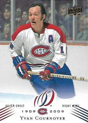 #6 Yvan Cournoyer - Montreal Canadiens - 2008-09 Upper Deck Montreal Canadiens Centennial Hockey
