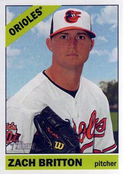 #6 Zach Britton - Baltimore Orioles - 2015 Topps Heritage Baseball