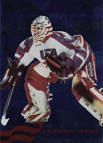 #6 Aaron Ellis - USA - 1993-94 Donruss Hockey - 1994 World Junior Championship USA