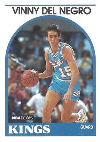 #6 Vinny Del Negro - Sacramento Kings - 1989-90 Hoops Basketball
