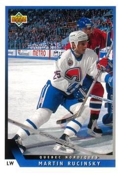 #6 Martin Rucinsky - Quebec Nordiques - 1993-94 Upper Deck Hockey