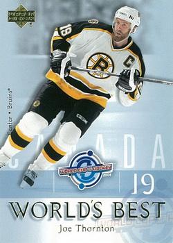 #WB6 Joe Thornton - Boston Bruins - 2004-05 Upper Deck Hockey - World's Best