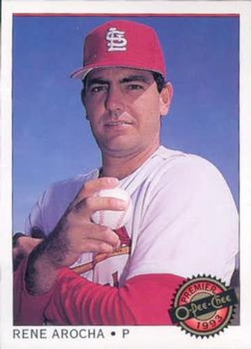 #6 Rene Arocha - St. Louis Cardinals - 1993 O-Pee-Chee Premier Baseball