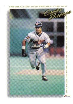 #6 Carlos Baerga - Cleveland Indians - 1994 O-Pee-Chee Baseball - All-Star Redemptions