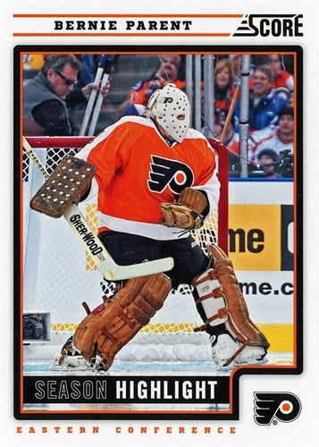 #6 Bernie Parent - Philadelphia Flyers - 2012-13 Score Hockey
