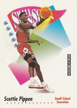 #606 Scottie Pippen - Chicago Bulls - 1991-92 SkyBox Basketball
