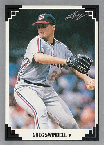 #6 Greg Swindell - Cleveland Indians - 1991 Leaf Baseball