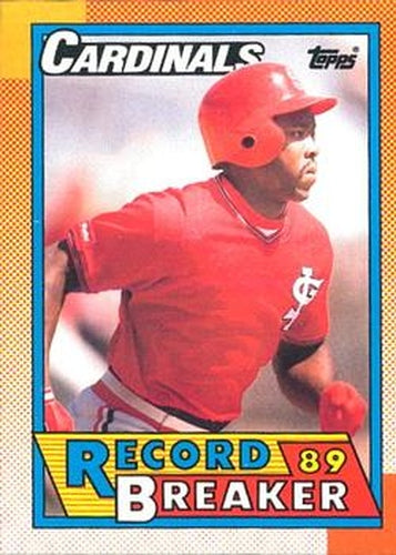 #6 Vince Coleman - St. Louis Cardinals - 1990 O-Pee-Chee Baseball