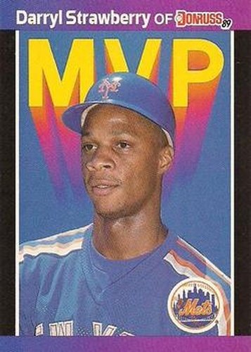 #BC-6 Darryl Strawberry - New York Mets - 1989 Donruss Baseball - Bonus MVP's