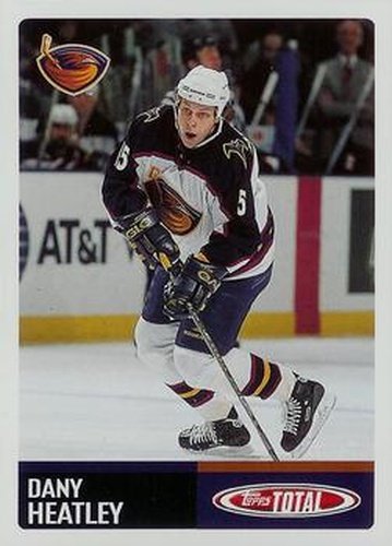 #6 Dany Heatley - Atlanta Thrashers - 2002-03 Topps Total Hockey