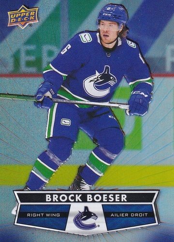 #6 Brock Boeser - Vancouver Canucks - 2021-22 Upper Deck Tim Hortons Hockey