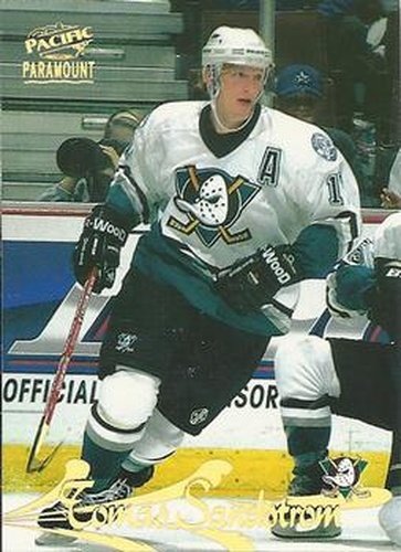 #6 Tomas Sandstrom - Anaheim Mighty Ducks - 1997-98 Pacific Paramount Hockey
