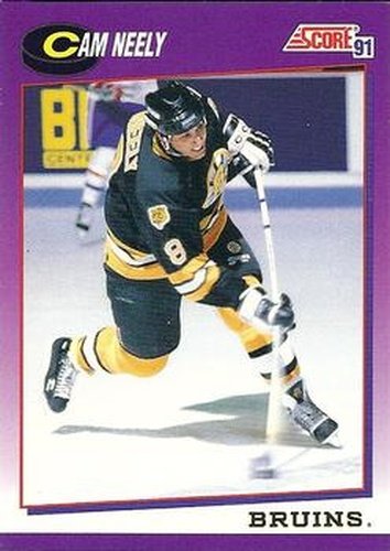 #6 Cam Neely - Boston Bruins - 1991-92 Score American Hockey