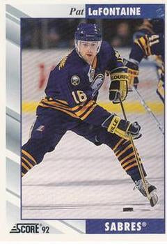 #6 Pat LaFontaine - Buffalo Sabres - 1992-93 Score USA Hockey