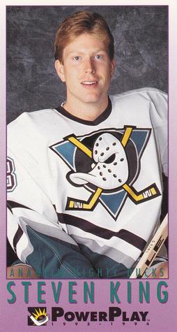 #6 Steven King - Anaheim Mighty Ducks - 1993-94 Fleer PowerPlay Hockey