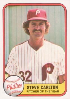 #6b Steve Carlton - Philadelphia Phillies - 1981 Fleer Baseball