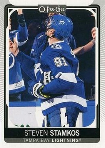 #6b Steven Stamkos - Pre/Post Game - Tampa Bay Lightning - 2021-22 O-Pee-Chee Hockey