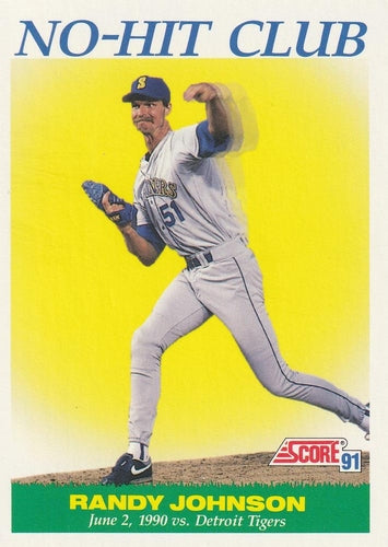 #700 Randy Johnson - Seattle Mariners - 1991 Score Baseball