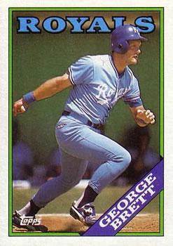 #700 George Brett - Kansas City Royals - 1988 Topps Baseball