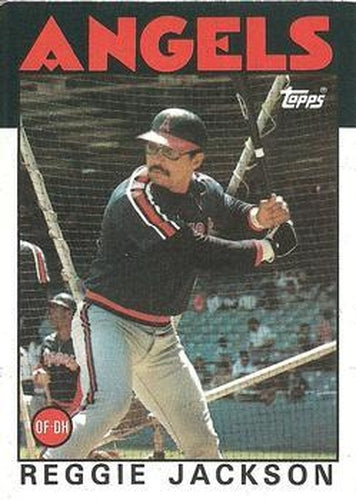 #700 Reggie Jackson - California Angels - 1986 Topps Baseball