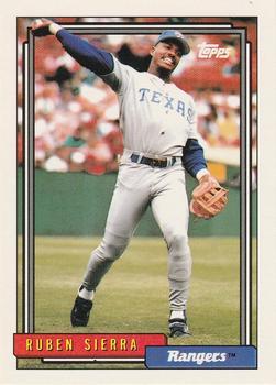 #700 Ruben Sierra - Texas Rangers - 1992 Topps Baseball