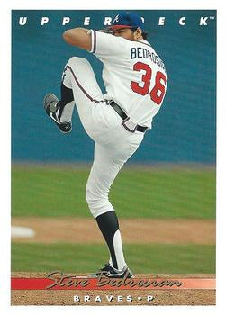 #701 Steve Bedrosian - Atlanta Braves - 1993 Upper Deck Baseball